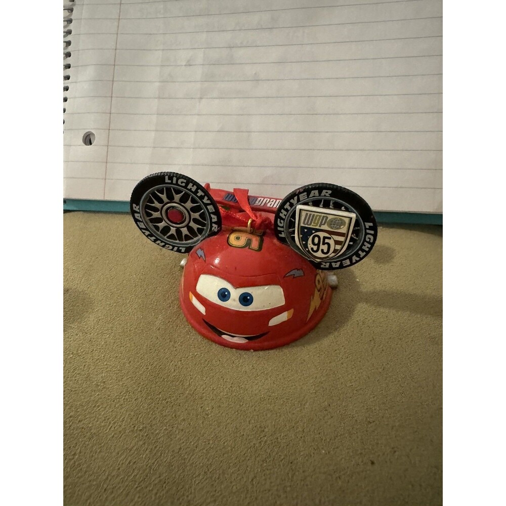 Ear Hat Ornament Lightning McQueen Cars Disney Pixar Limited 0739/6500 Rare HTF